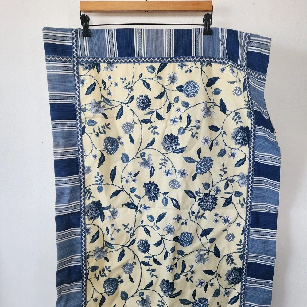 Williamsburg Waverly Set Of 2 Throw Pillows And 2 King Pillow Shams Blue Cottage